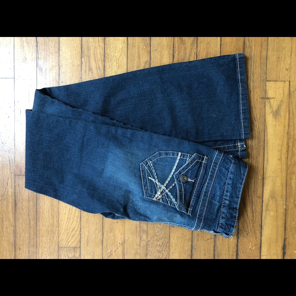 New BLUE ASPHALT juniors jeans starlette mid rise
